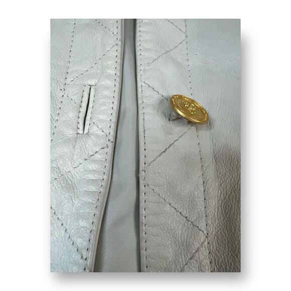 Mitrani Lion Leather Vest Size Large - Picture 3 of 16